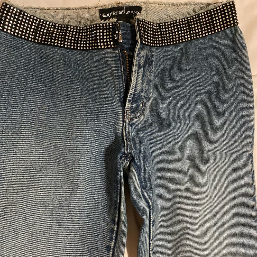 Y2K express sequined jeans